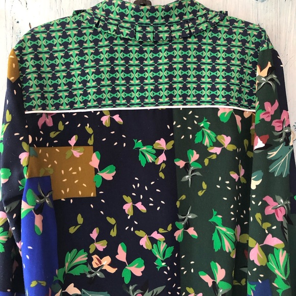 CAbi colorful western floral print shirt, from previous fall season, size M - Picture 7 of 14